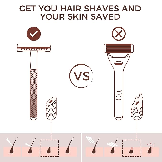 White Razor with Stand