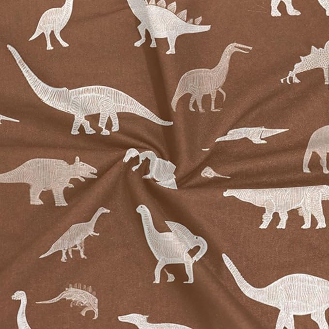 Brown Dinosaur Silhouette Cute