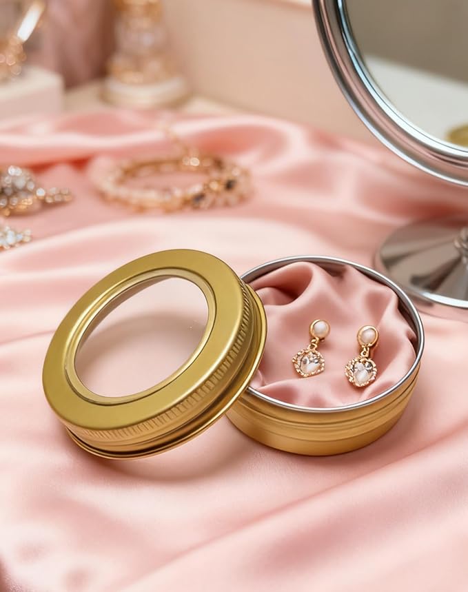 Gold Clear Lids