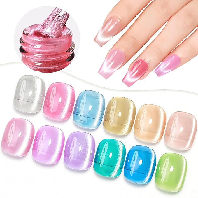 12 Colors-Spring Cat Eye Gel