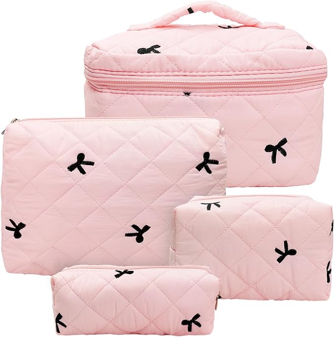 4pcs-Pinkembroideredbow