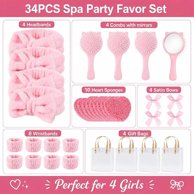 34Pcs-Pink