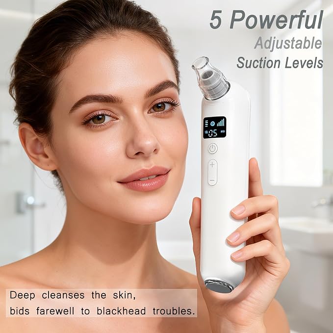 Blackhead Remover Vacuum White
