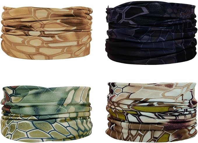 4 Cooling Neck Gaiters Camouflage Python