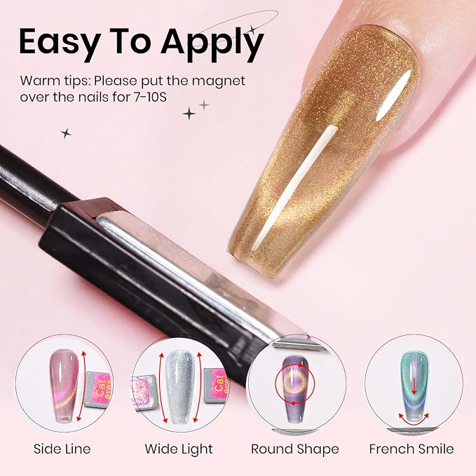 12 Colors-Summer Cat Eye Gel
