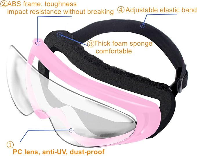 Light Pink + Rose Pink/Clear