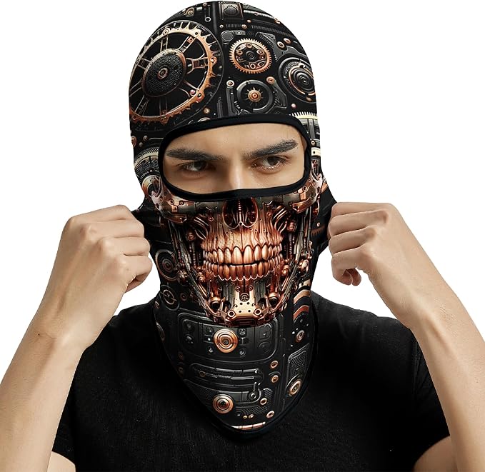 Skull Copper Machine Face