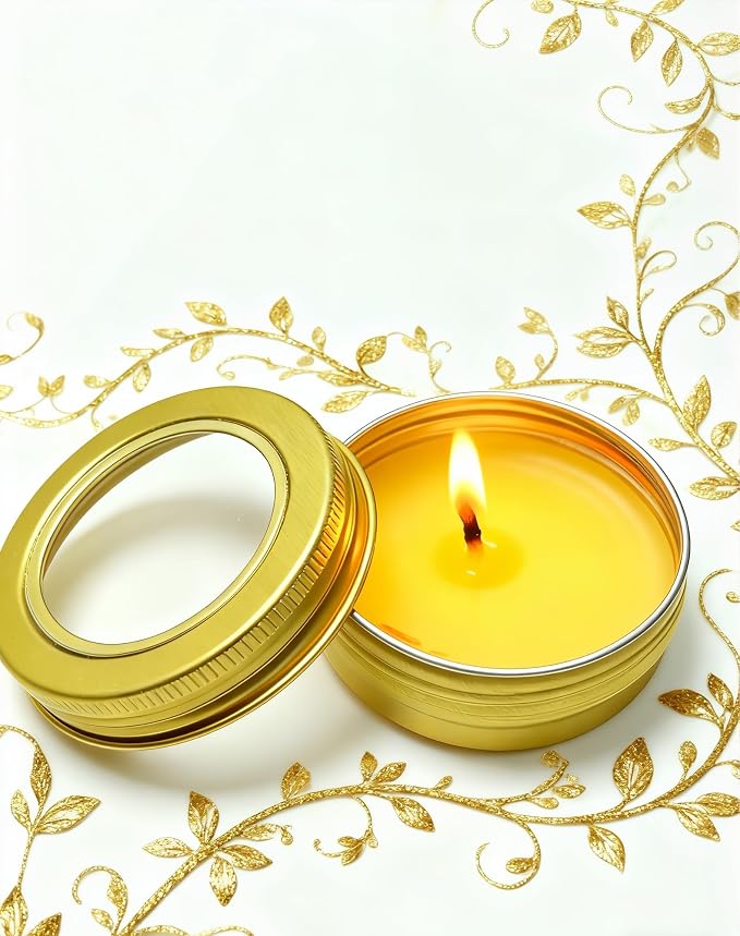 Gold Clear Lids