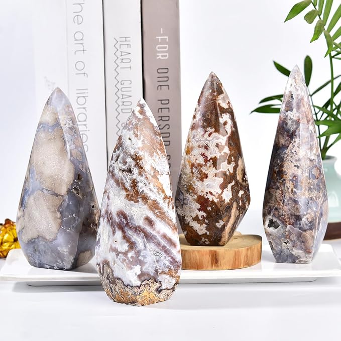 Blue Cherry Blossom Agate
