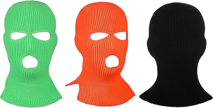 Green, Orange, Black
