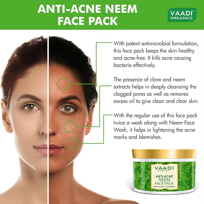 Neem Face Pack With Clove And Turmeric