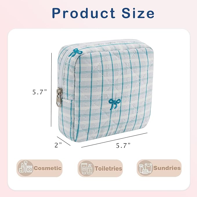 25 Blue Checkered Stripes