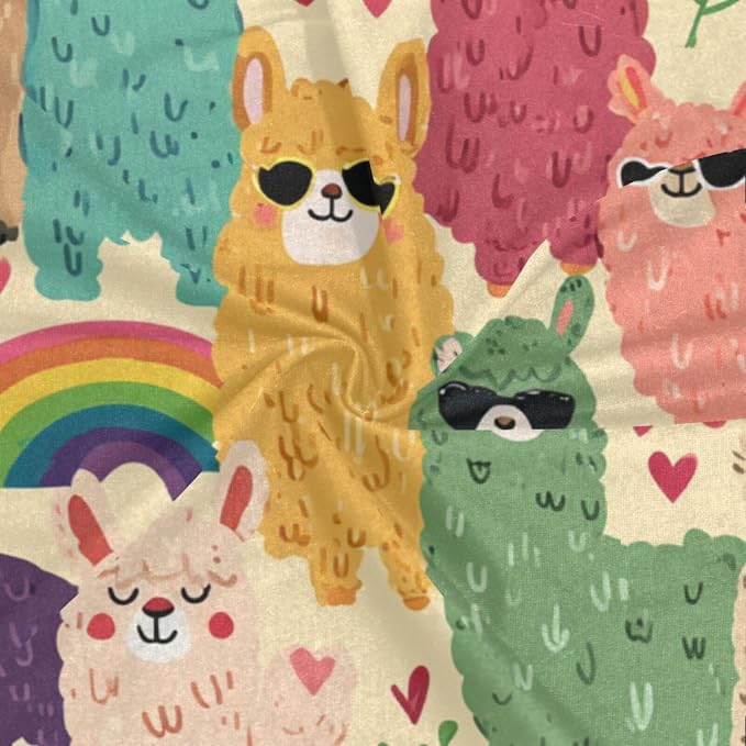 Sunglasses Alpaca Rainbow Hearts