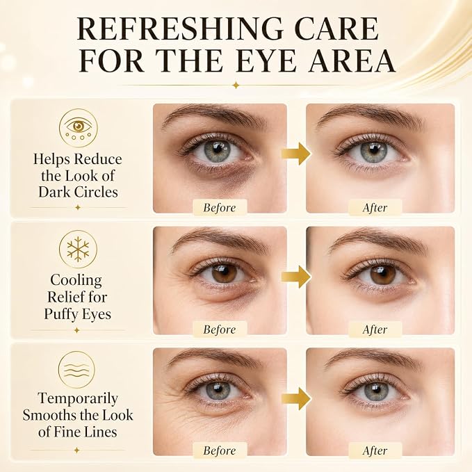 Avocado&Gold Eye Mask