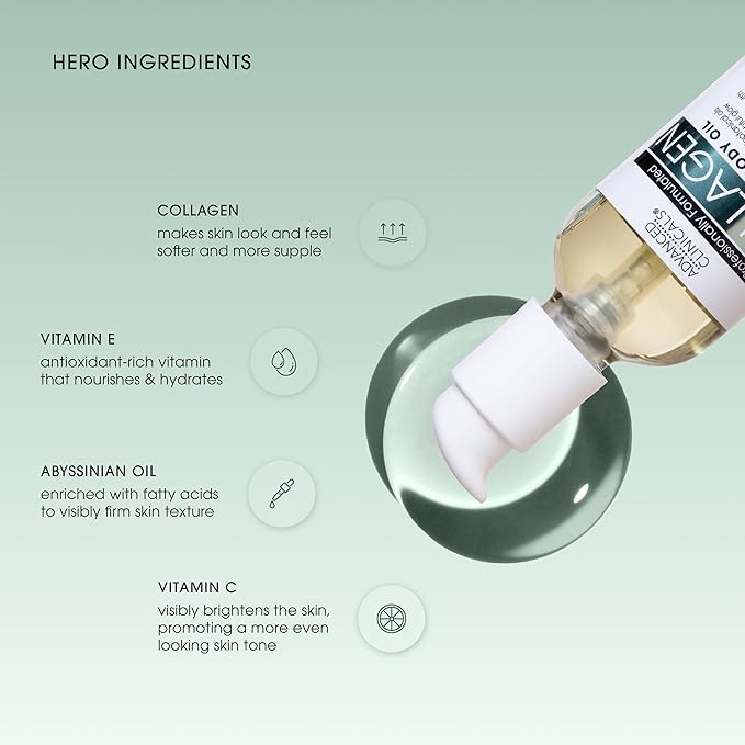 Collagen Peptides Cream + Collagen Body Oil Bundle