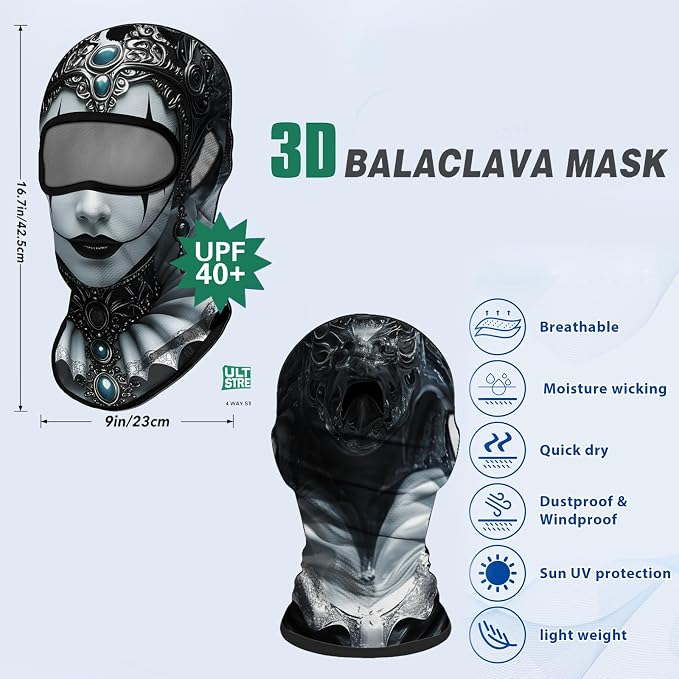 Skull Women Gray Face Gray Lip