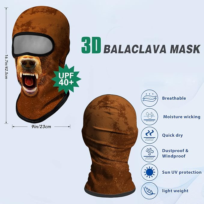 Bear Open Face Brown