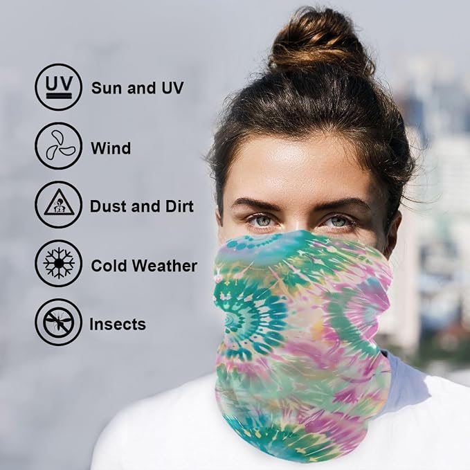 Tie Dye Light Green Pink