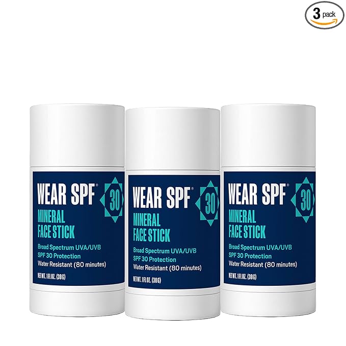 SPF 30 Mineral Face Stick (3-pk)
