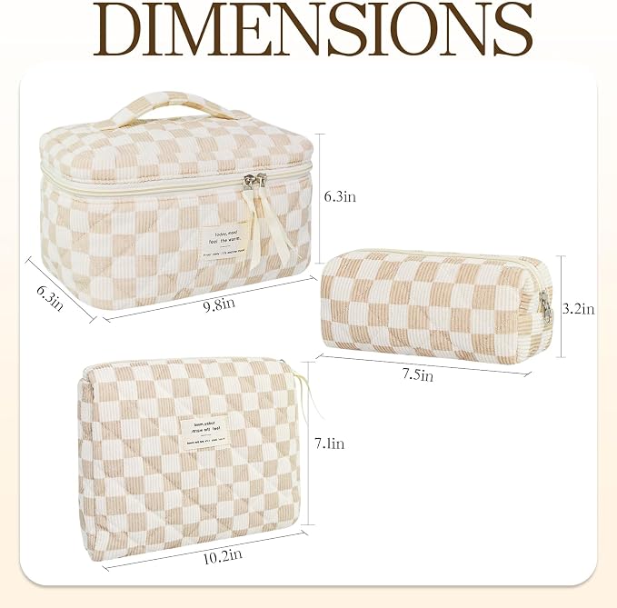 Khaki checkerboard