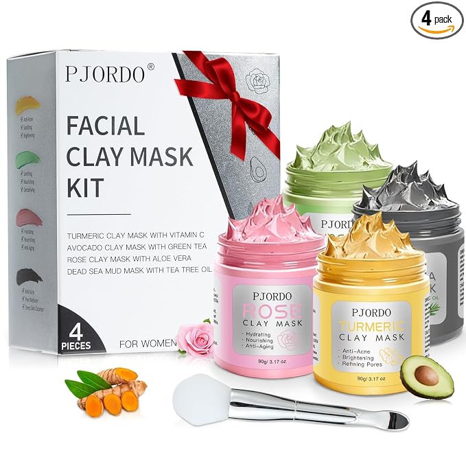 4PCS Clay Mask Set