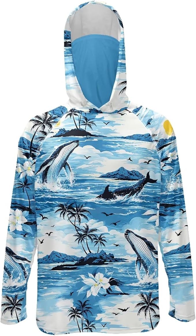Hawaiian Ocean Whale Print