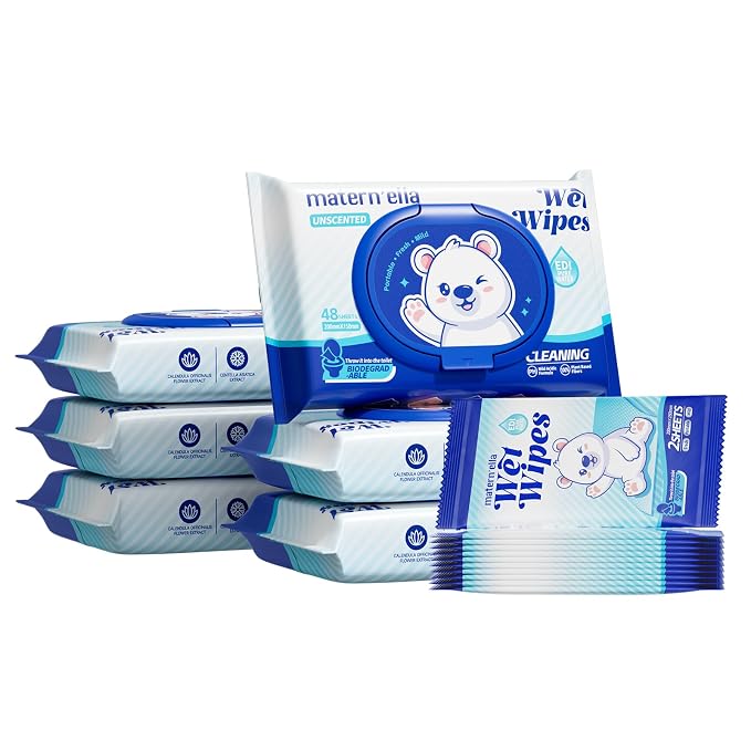 48 Count (Pack of 6) + 10 Travel Pack