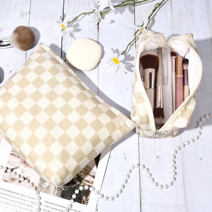 Brown checkered
