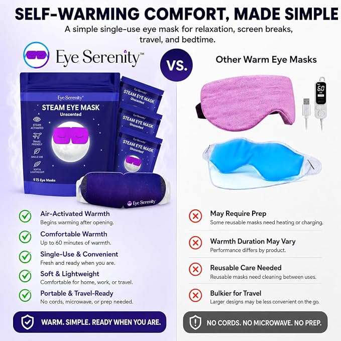 Steam Eye Mask 15 Pack