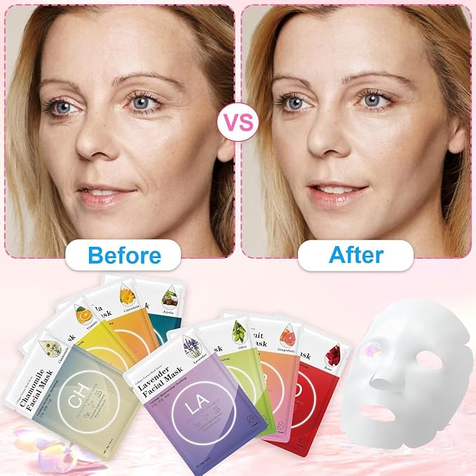 100 Pack Facial Masks Sets