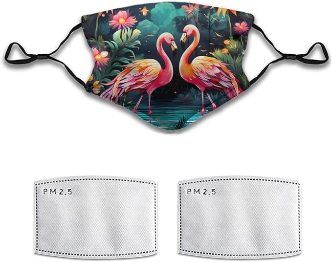 Cartoon Flamingo Flower