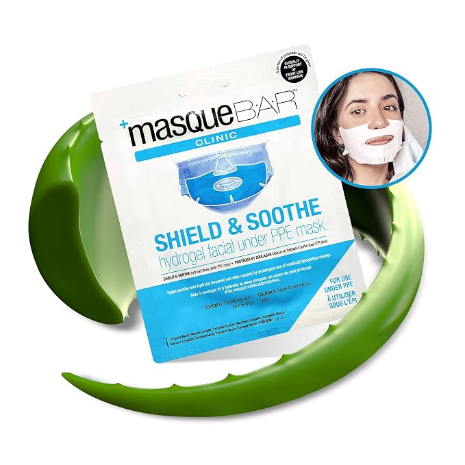 Hydrogel Facial Under PPE Mask