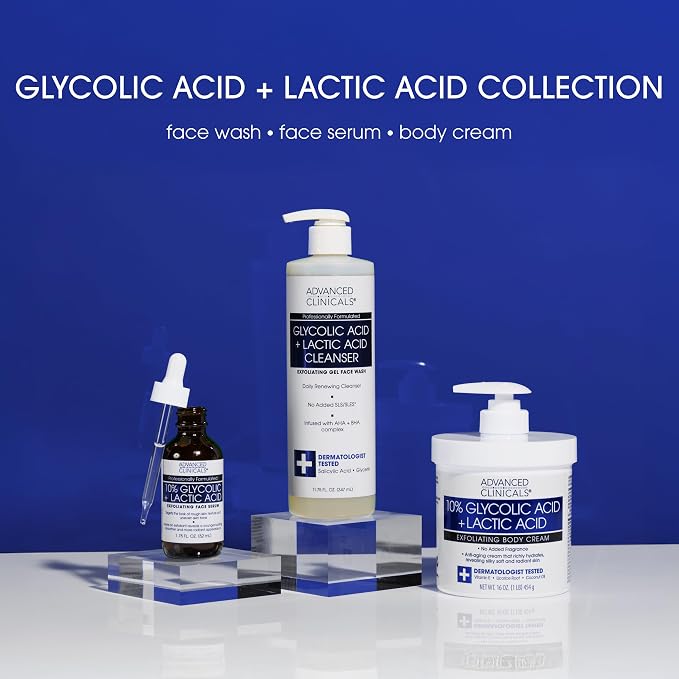 Exfoliating Glycolic + Lactic Acid Face Wash