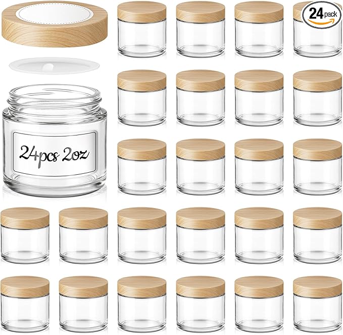 24 Pack 2 OZ Clear
