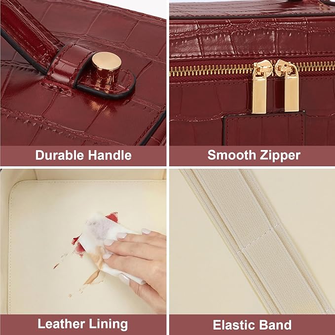 Crocodile Burgundy