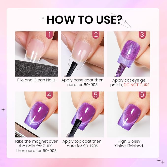12 Colors Summer Cat Eye Gel