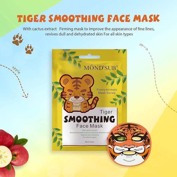 Tiger Smoothing Face Mask