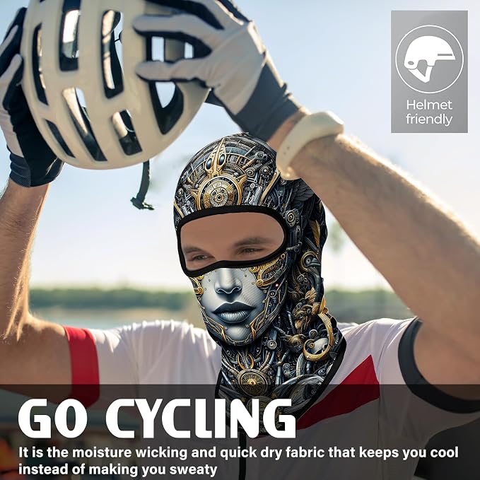 Women Gold Machine Face