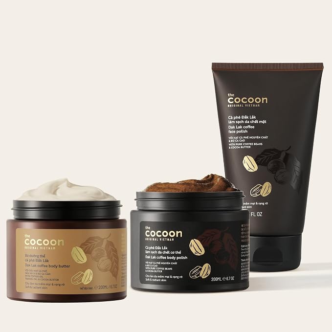 Face Polish, Body Polish & Body Butter Combo - 6.76 fl oz each