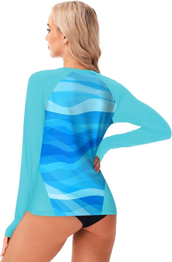 No Thumb Hole | Wave Blue