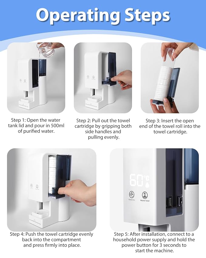 Towel Machine+100PCS Towels