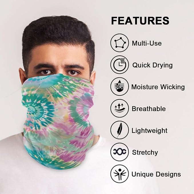 Tie Dye Light Green Pink
