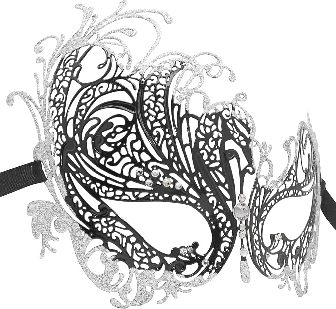 Black With Shining Silver