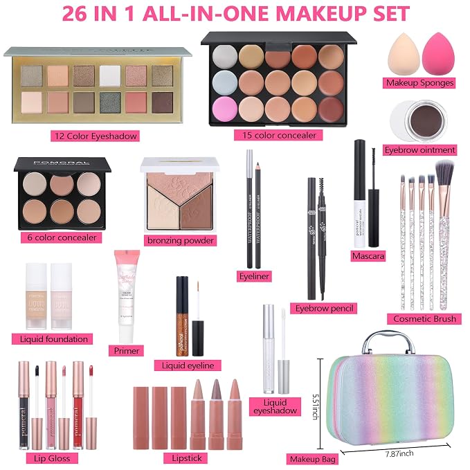 12 color makeup kit
