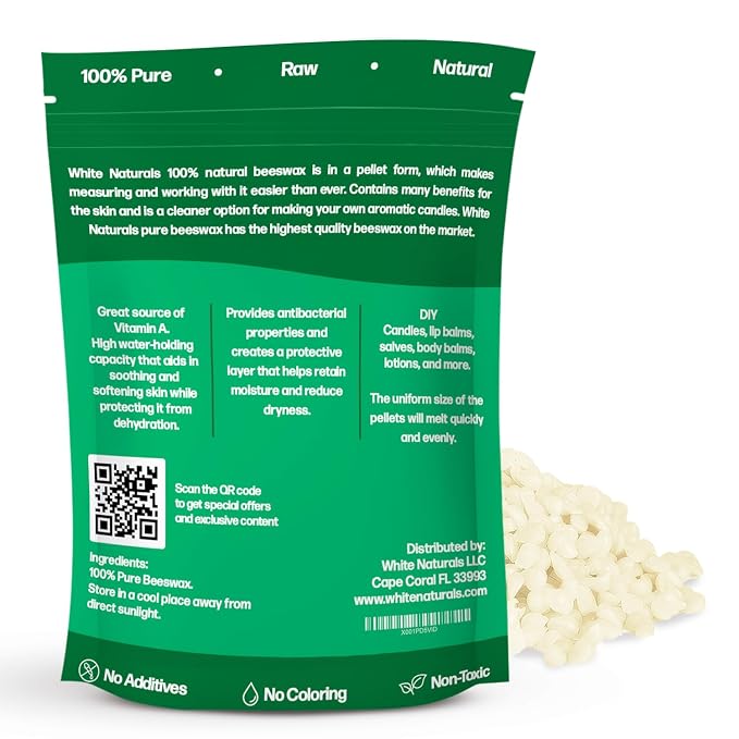 White beeswax 8 oz