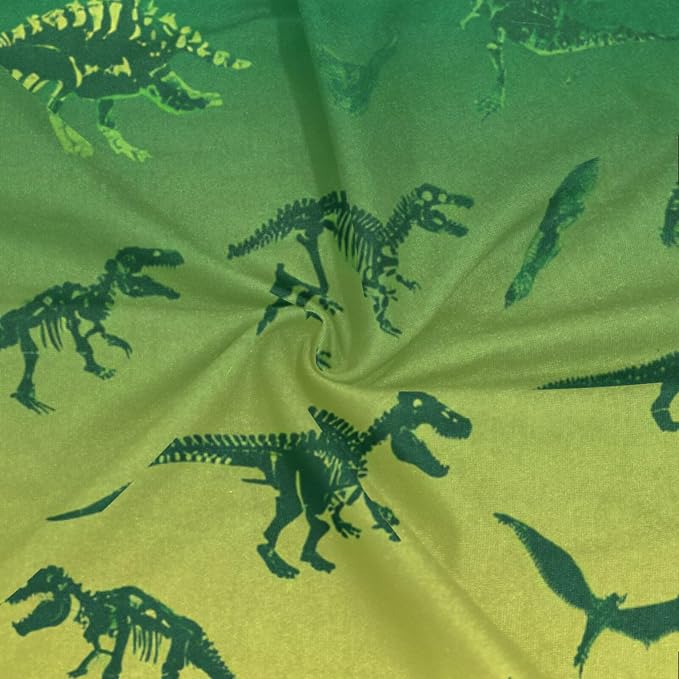 Gradient Green and Yellow Dinosaur