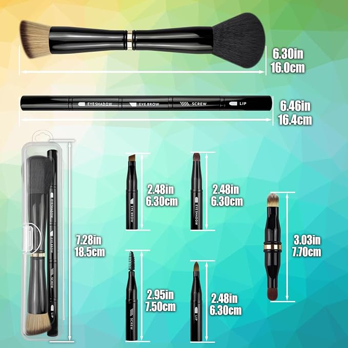 2 Pack Eye Makeup Brush Set