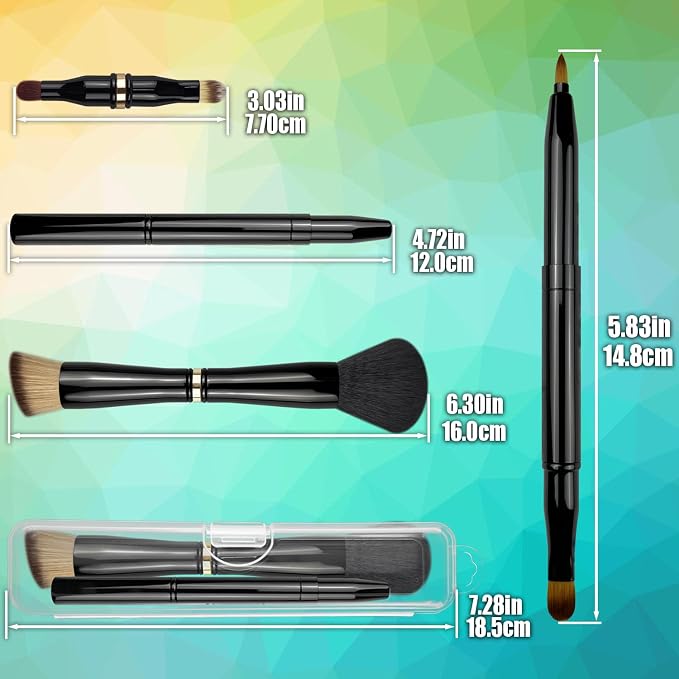2 Pack Lip Brush Set