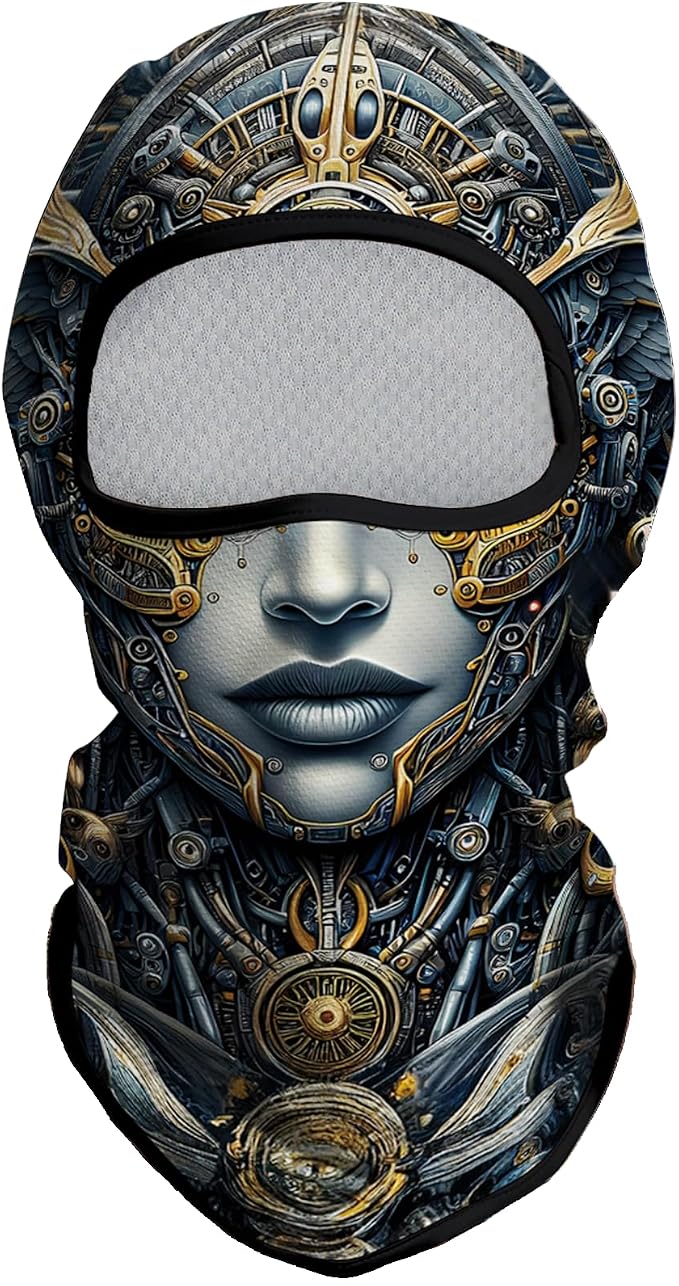 Women Gold Machine Face