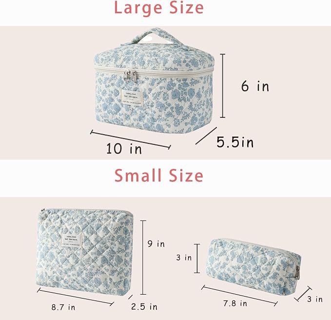 3pcs Light Blue